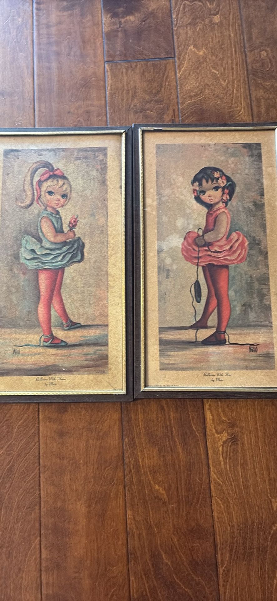 $40 Please Take Today! Vintage Big Eyes Paintings