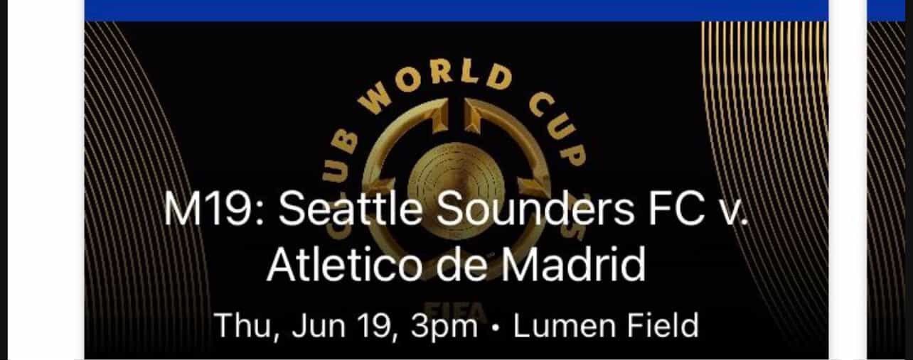 Seattle Sounders FC Vs Atletico De Madrid
