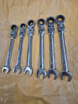 New set of 6 Flex Head Retcheting 12mm - 17mm