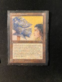 MTG Helm of Obedience Artifact Card