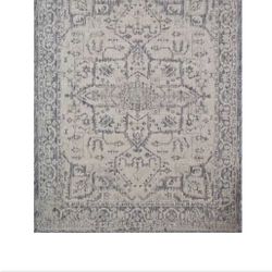 Element Blue 5.33 ft. W x 84 in. Polypropylene Indoor/Outdoor Area Rug