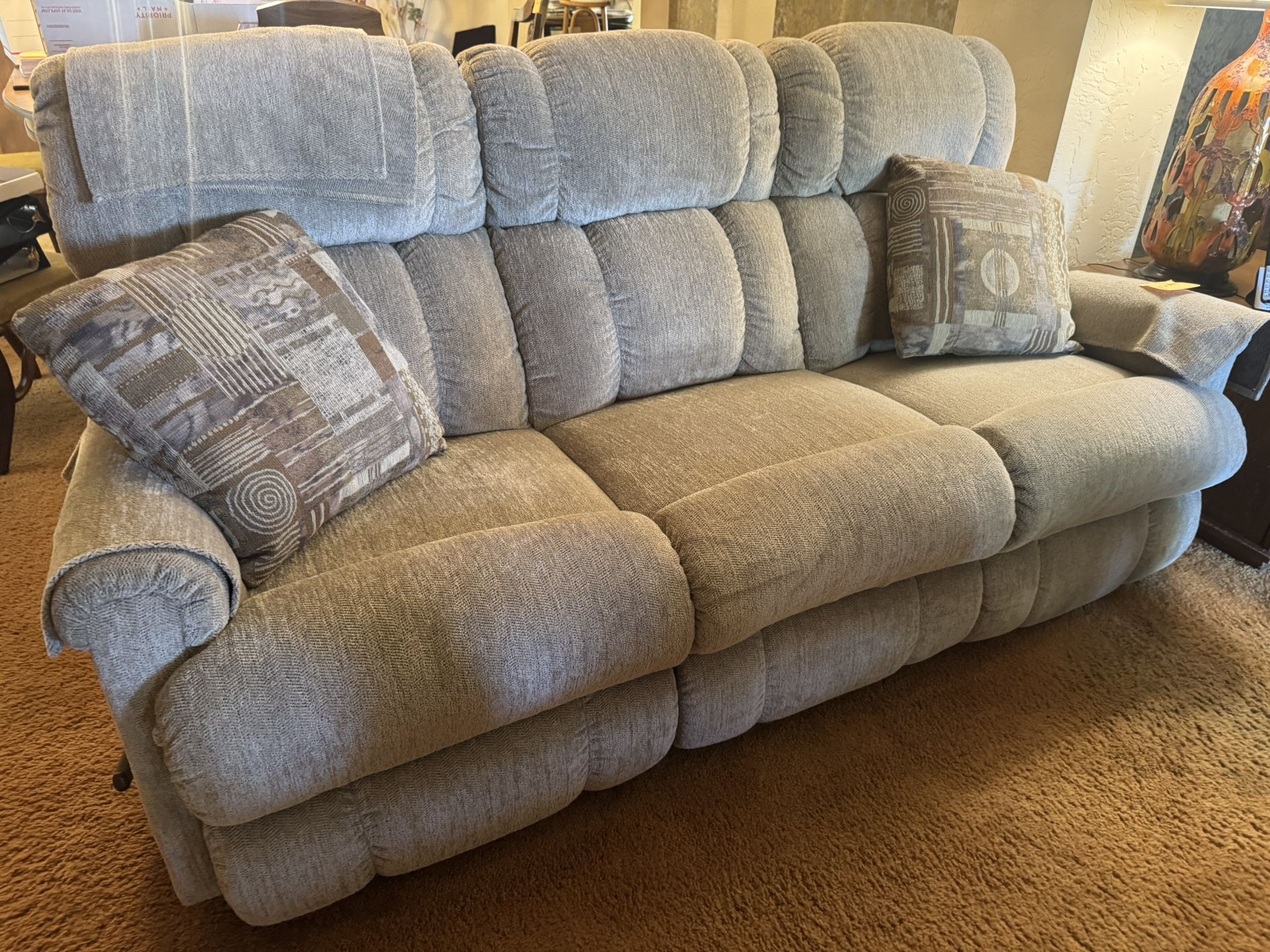 Reclining Couch And 2 Chairs