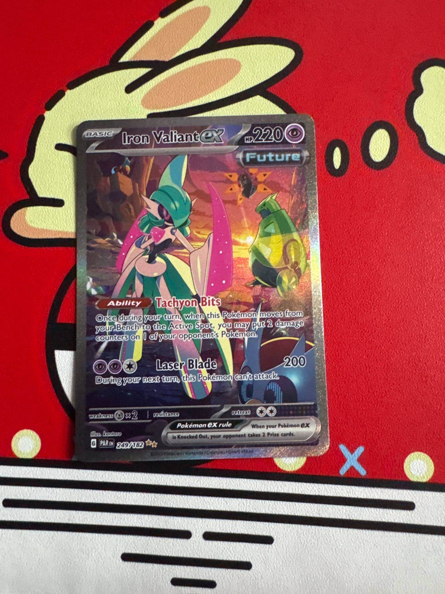 Iron valiant ex 249/182 - Secret Rare Full Art - Paradox Rift - Near Mint