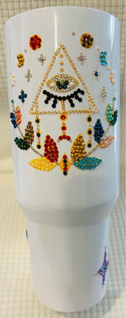 Evil eye tumbler
