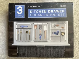Madesmart Kitchen Drawer Organization Set 3 Trays