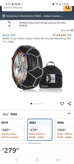 Rud MATIC Classic TIRE CHAINS BRAND NEW