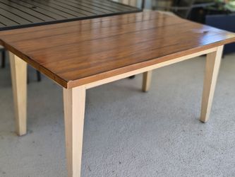 Wood table bought from Pier One