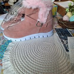 Pink Snow Boots
