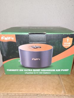 Famifit 6W Ultra Quiet Aquarium Air Pump