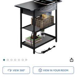 NIB Charging Side Table 