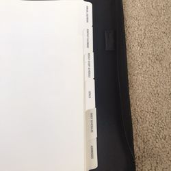 6 Tab School Organizer