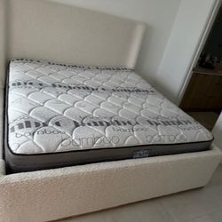 NEW MATTRESS KING SIZE PLUSH WITH BOX SPRING 