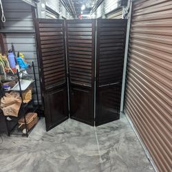 Pier 1 heavy Wooden Room Divider