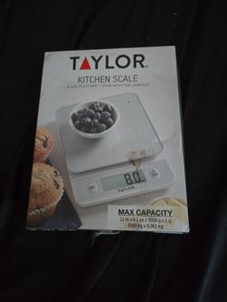 Taylor Digital Kitchen Scale Glass Platform