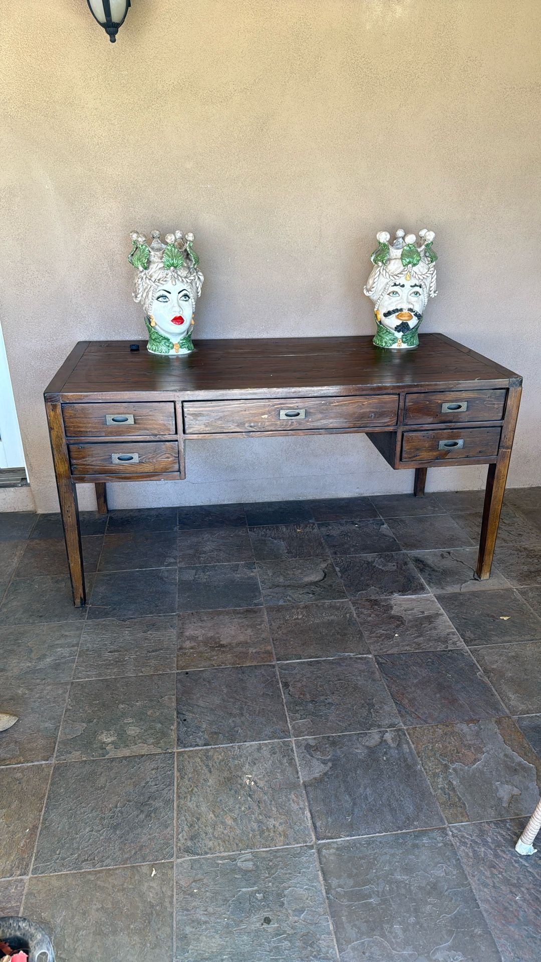 Solid Wood campaign Desk