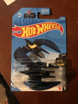 Bat Plane Hot Wheel