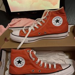 Orange Converse! New!!!
