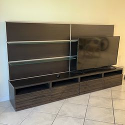 IKEA TV Stand With Shelves