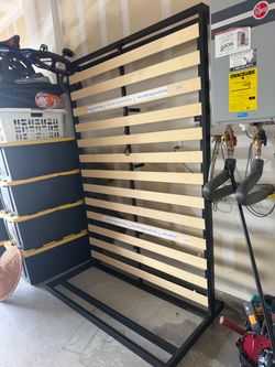 Twin low metal bed frame