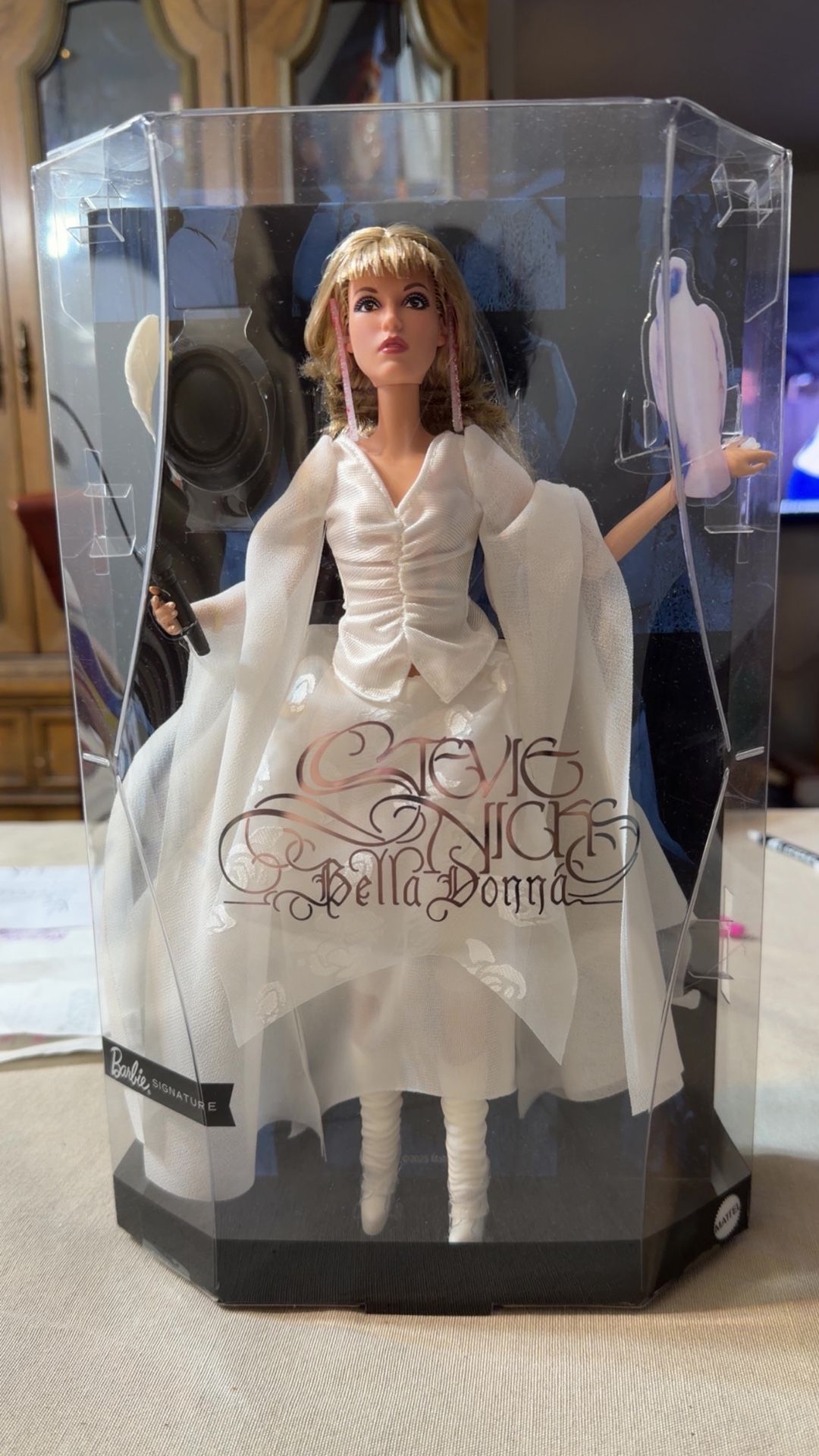 Barbie Stevie Nicks Bella Donna Doll Barbie Signature White Dress 2025 Brand New