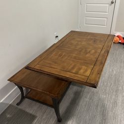 Lift top Wood Table
