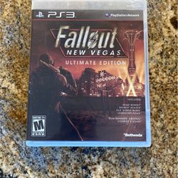 Fallout: New Vegas Ultimate Edition (Sony PlayStation 3, 2012) PS3 Complete