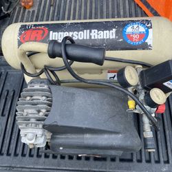 Ingersoll-Rand DD2T2 14.5 Amp 2-Horsepower 4-1/2-Gallon Oiled Twin Compressor Pump, Dd2T2 - Designed for use with Ingersoll Rand Air Compressors