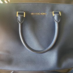 Michael Kors  Dark Blue Handbag 