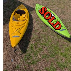 Yellow Potomac Pathfinder Kayaks