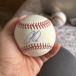 Fransisco Lindor Authenticated Autographed Baseball 