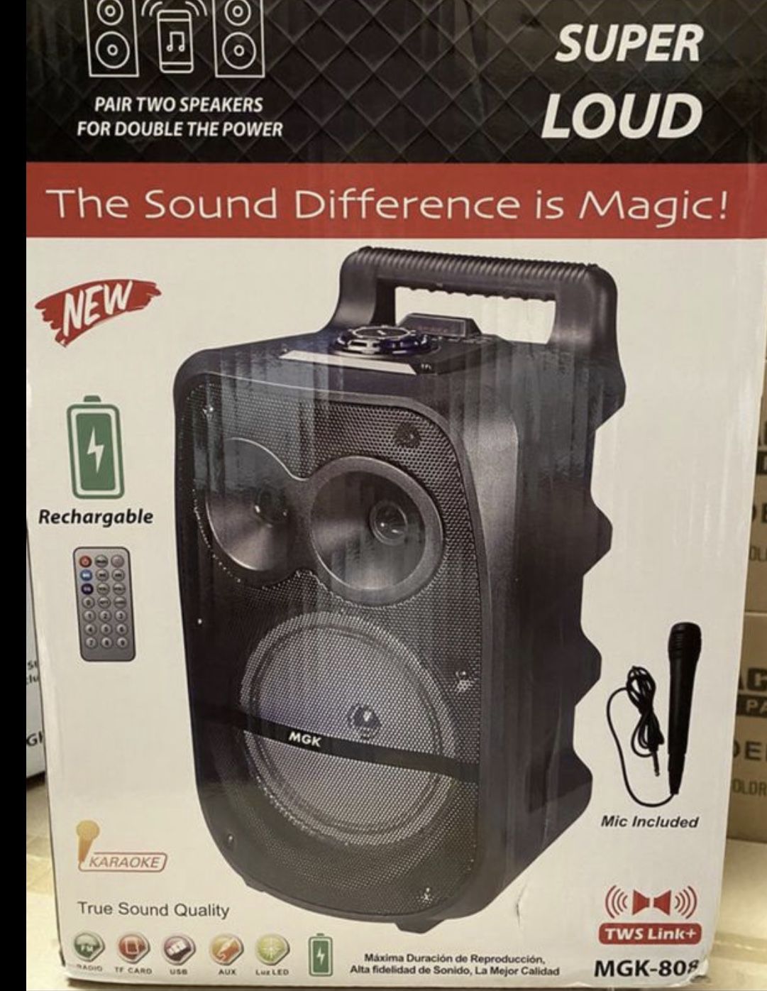 Super Loud Magic BlueTooth Speaker ( Brand New)