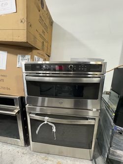 GE Profile Stainless Steel Wall Oven Microwave Combo