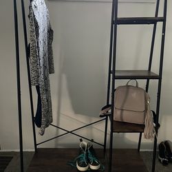  Clothing Rack With Shelves