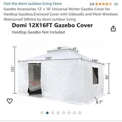 Gazebo covers for Hardtop Gazebos ( Worth $190 Selling For $100)
