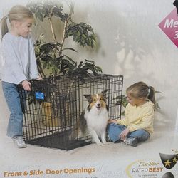 MidWest Life Stages 1630 Single Door Folding Dog Crate 30 x 21 x 24