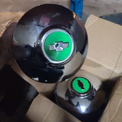 50s Style Chevy Dog Dish Hubcaps 