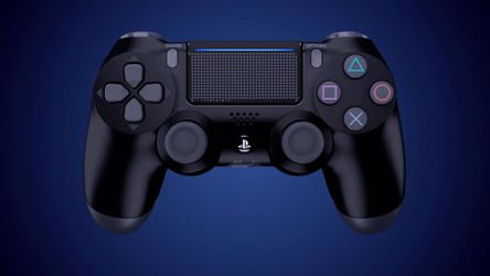 black PS4 controllers