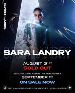 2 Tickets For Sara Landry 8/31