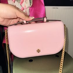 Tory Burch pink crossbody