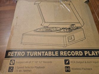 New Retro Record Player