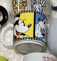 (193) Mickey & Minnie Filmstrip Mug Yellow/Blue - Disney
