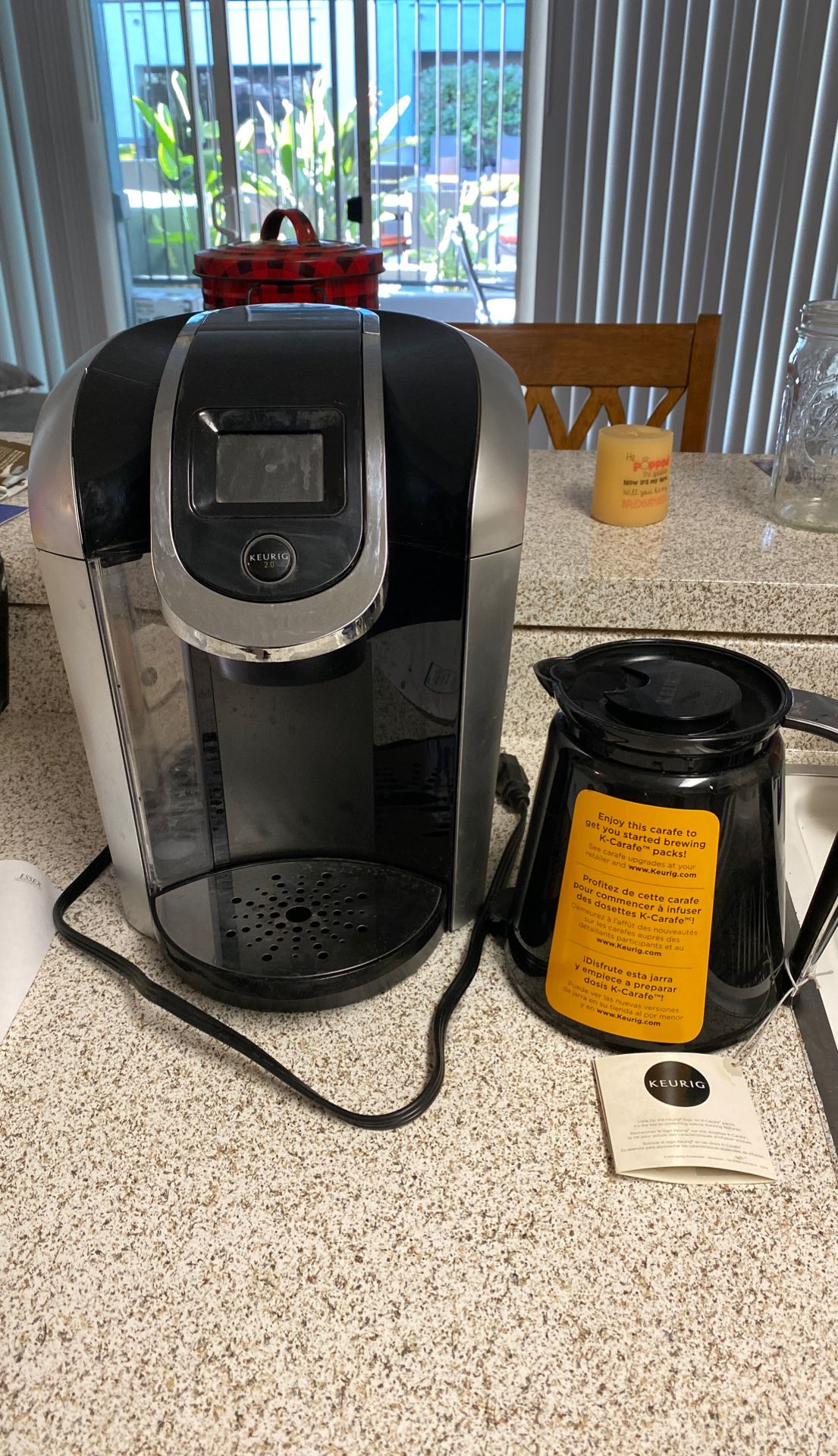 Keurig 2.0 with K-cup holder