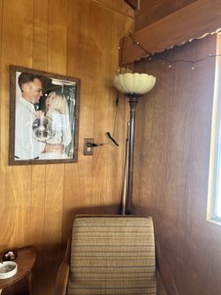 Mid Century Brass Floor Lamp