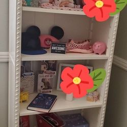 Shabby chic Bookcase($275) 2 Nightstands($115), Armoire($350) Stand Mirror($125) Ea. Separately Or Set$750. (Or REASONABLE Offer)