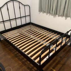 IKEA SUGSTUA Metal Bed Frame - (Queen)