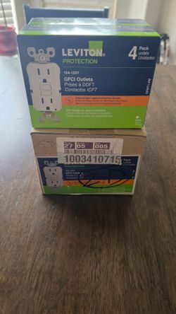 6 Boxes - Leviton 15A GFCI Outlets (24 Total) - Brand New