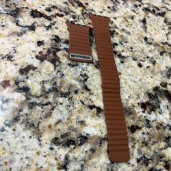 apple watch Brown leather magnet band 41mm and up 