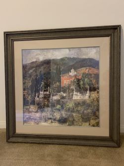 Country Side Villa Framed Picture