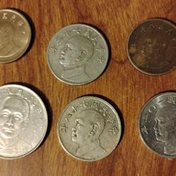 Taiwan Taiwanese China Coins