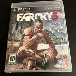 Farcry 3 PS3